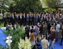 Kazakistan Cumhurbaşkanı Nazarbayev ile Türk Konseyi Bayrağını Göndere Çekme
