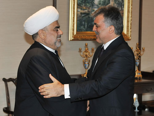 Cumhurbaşkanı Gül, Kafkas Müslümanları İdaresi Başkanını Kabul Etti