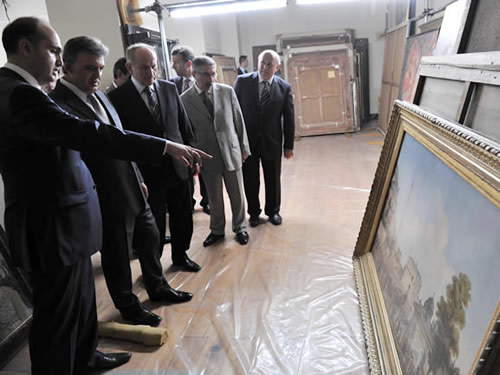 Cumhurbaşkanı Gül, İstanbul Resim ve Heykel Müzesi'ni Ziyaret Etti