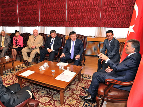 Kırgız Meclis Başkanı ile Görüşme