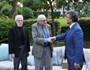 Dünya Barışı İçin Güneş Enerjisi Konferansı’na Katılan Bilim İnsanlarını Kabul