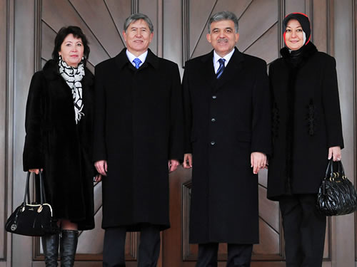 Kırgızistan Cumhurbaşkanı Atambayev Çankaya Köşkü’nde