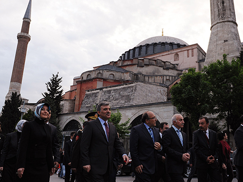 Cumhurbaşkanı Gül Ayasofya'yı Ziyaret Etti