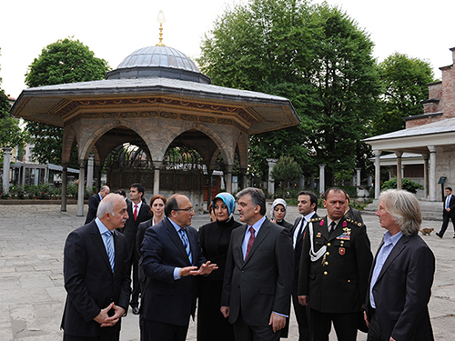 Cumhurbaşkanı Gül Ayasofya'yı Ziyaret Etti