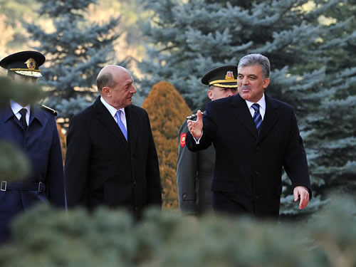 Romanya Devlet Başkanı Basescu Çankaya Köşkü’nde 
