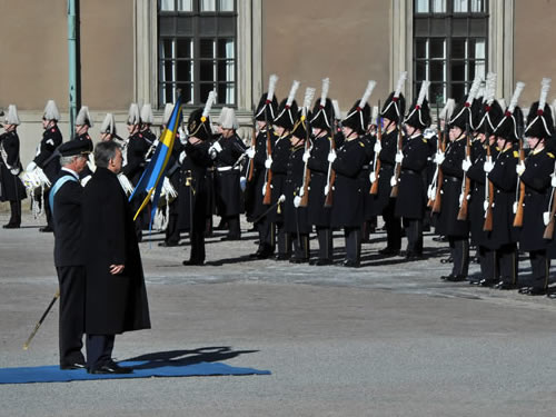 Cumhurbaşkanı Gül, İsveç Kraliyet Sarayı’nda