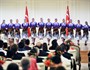 Uluslararası Türkçe Olimpiyatları Katılımcıları Heyeti'ni Kabul Etti.