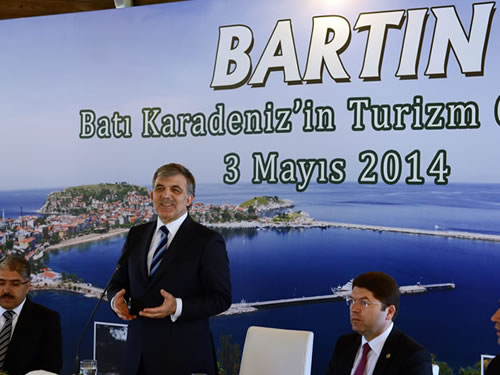 President Gül Visits Northern Cities of Zonguldak and Bartın