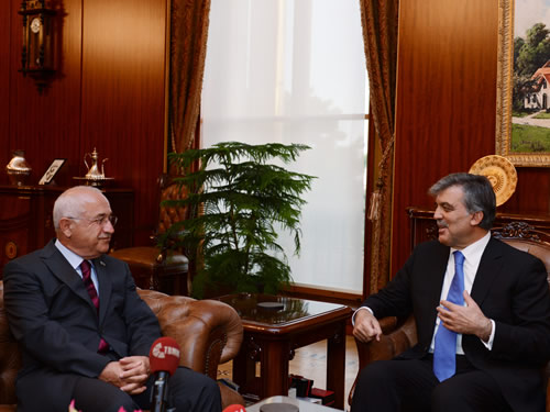 President Gül Pays Farewell Visits to TBMM Speaker Çiçek, PM Erdoğan